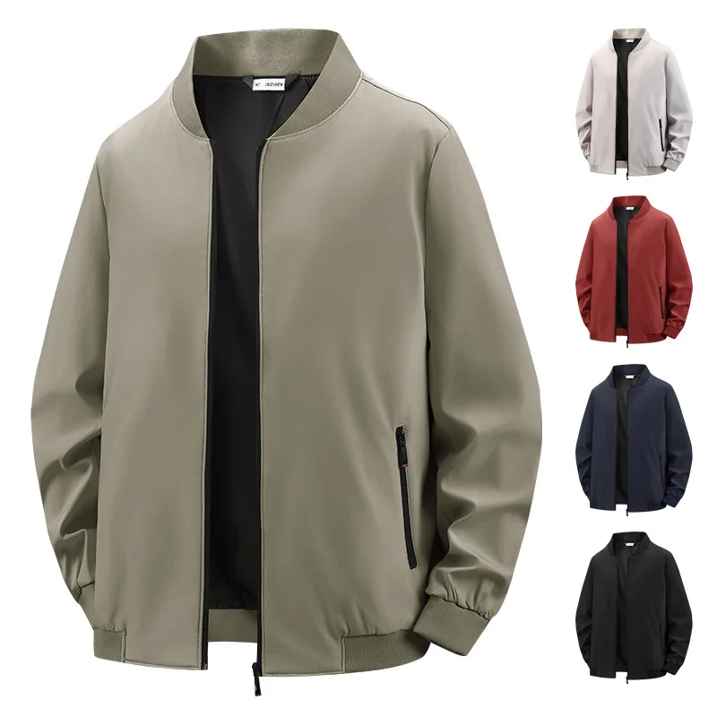 Fall 2026 Men's 3D Stand Collar Jacket Casual Administrative Pure Color Outerwear Long Sleeve Wool Blend Male Fashion
Fall 2026 Men's 3D Stand Collar Jacket Casual Administrative Pure Color Outerwear Long Sleeve Wool Blend Male Fashion