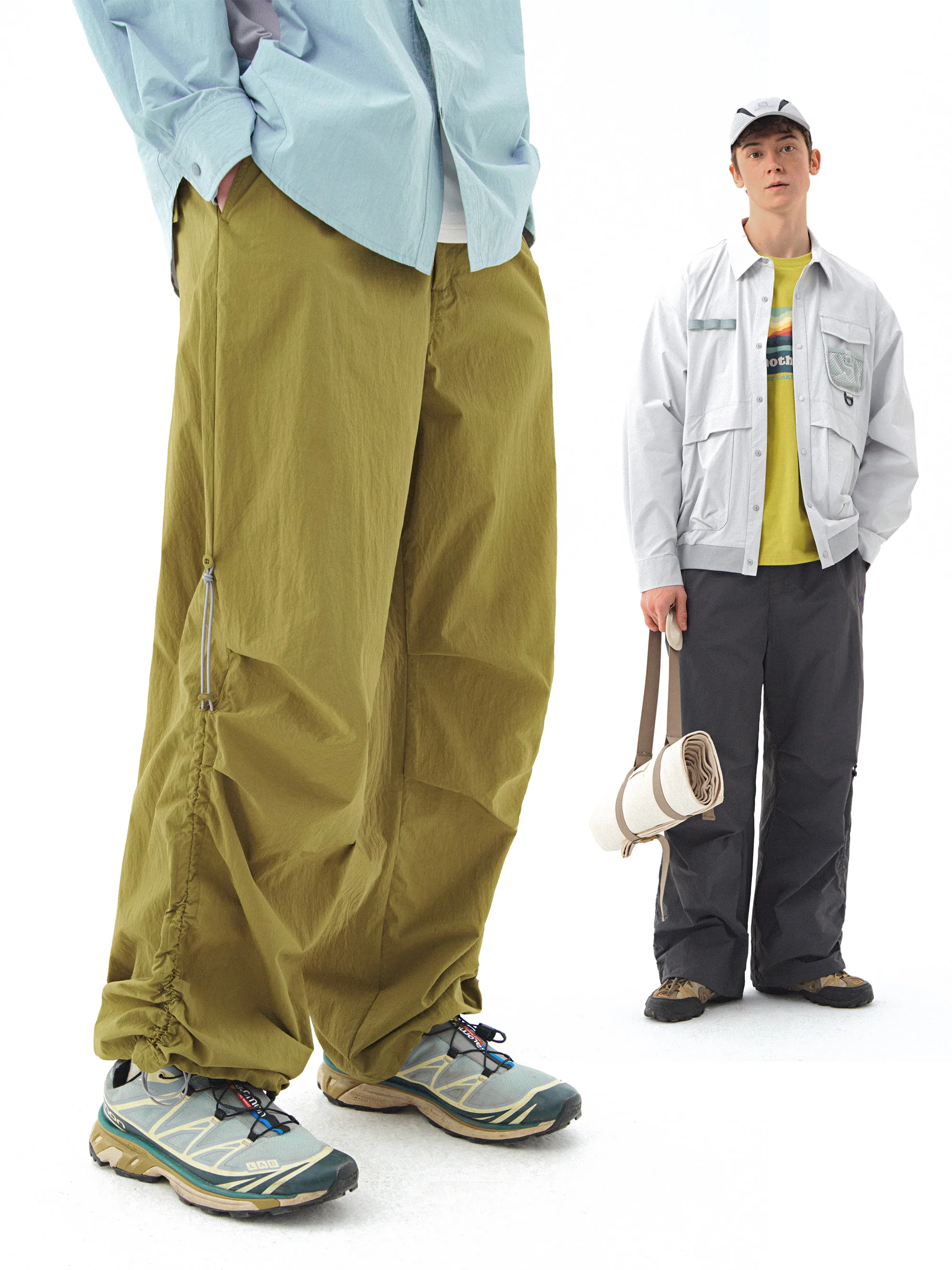 Брюки Nome для активного отдыха и повседневной носки, свободного кроя, с регулируемой талией, из полиэстера, однотонные, молодежные, весенние, с низкой посадкой
Брюки Nome для активного отдыха и повседневной носки, свободного кроя, с регулируемой талией, из полиэстера, однотонные, молодежные, весенние, с низкой посадкой