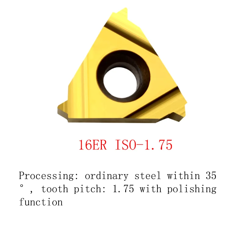 YRFL CNC External Thread Carbide Insert Special Tooth Cutter Tooth Grain 16ER 22ER External Inserts Lathe Bit For Steel Parts
YRFL CNC External Thread Carbide Insert Special Tooth Cutter Tooth Grain 16ER 22ER External Inserts Lathe Bit For Steel Parts