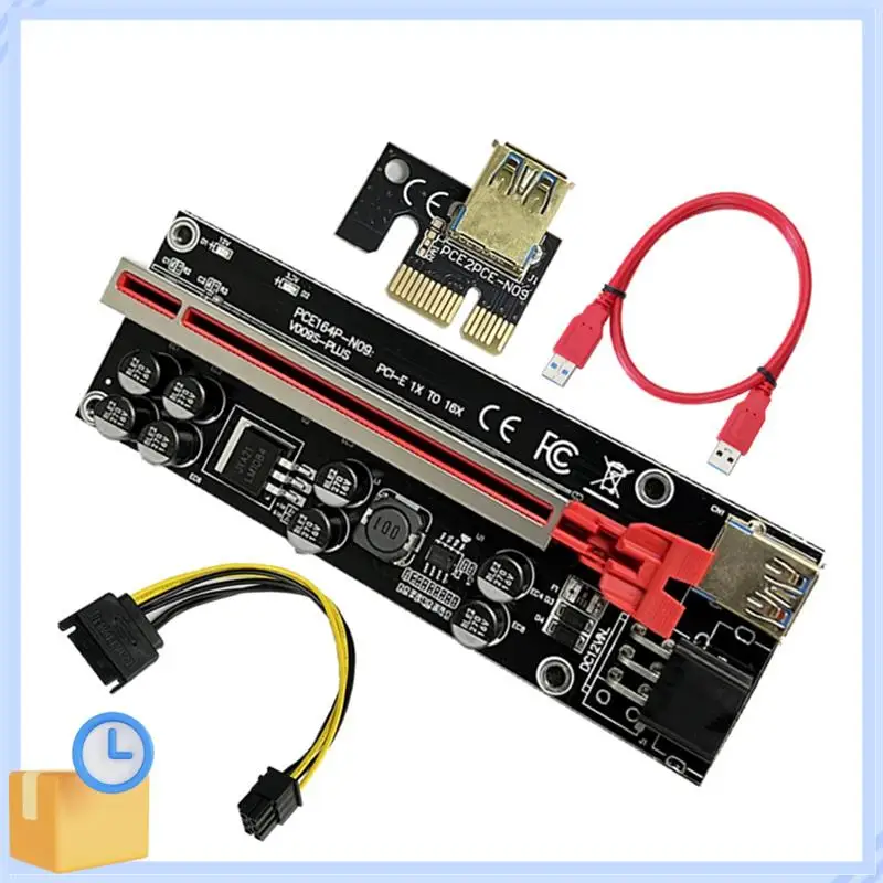 Popular VER009S Plus PCI-E Riser Card 009S Plus PCIE X1 To X16 4Pin 6Pin Power USB 3.0 Cable For Graphics Card GPU Miner Mining
Popular VER009S Plus PCI-E Riser Card 009S Plus PCIE X1 To X16 4Pin 6Pin Power USB 3.0 Cable For Graphics Card GPU Miner Mining