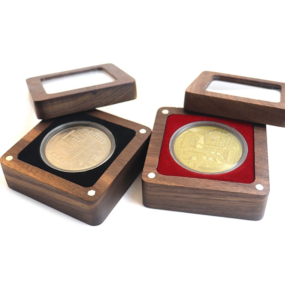 Commemorative Coin Magnetic Attraction Retro Collection Box Medal Wooden Dustproof Storage Box Travel Coin Packaging Gift Box
Commemorative Coin Magnetic Attraction Retro Collection Box Medal Wooden Dustproof Storage Box Travel Coin Packaging Gift Box