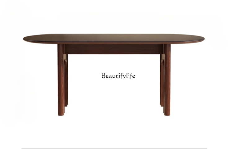 Retro solid wood living room rock slab home dining table small apartment rectangular wabi sandy wind simple
Retro solid wood living room rock slab home dining table small apartment rectangular wabi sandy wind simple