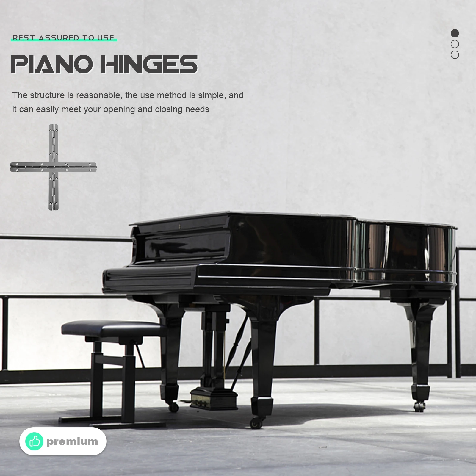 10pcs Long Hinges 150x10x180 Degree Heavy Duty Continuous Piano Hinge Black Stainless Steel Wood Box Furniture Cabinet DIY
10pcs Long Hinges 150x10x180 Degree Heavy Duty Continuous Piano Hinge Black Stainless Steel Wood Box Furniture Cabinet DIY