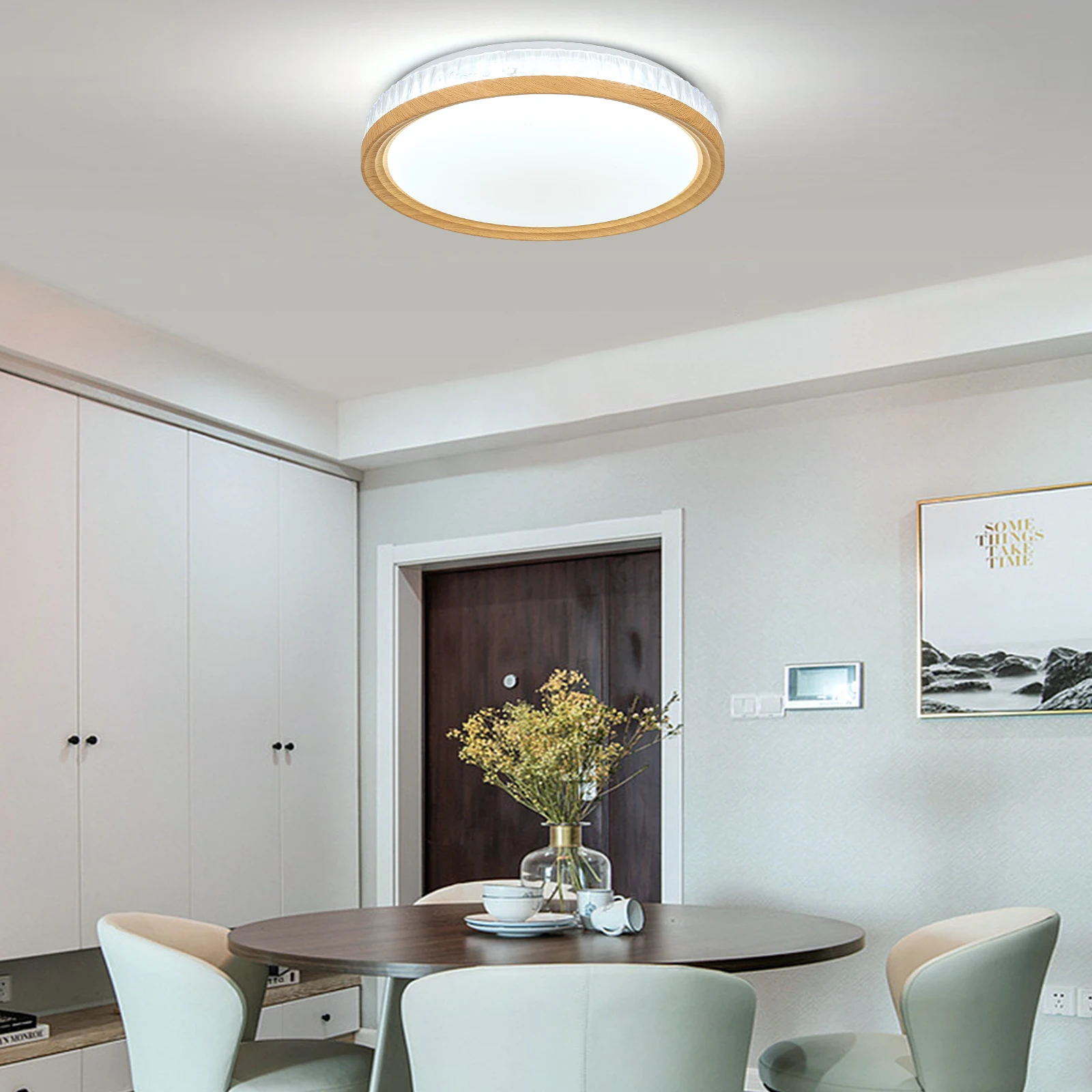 LED Ceiling Light Modern Nordic Round Lamp crystals Wooden Home Living Room Bedroom Study Lighting Fixture Home Decoration
LED Ceiling Light Modern Nordic Round Lamp crystals Wooden Home Living Room Bedroom Study Lighting Fixture Home Decoration