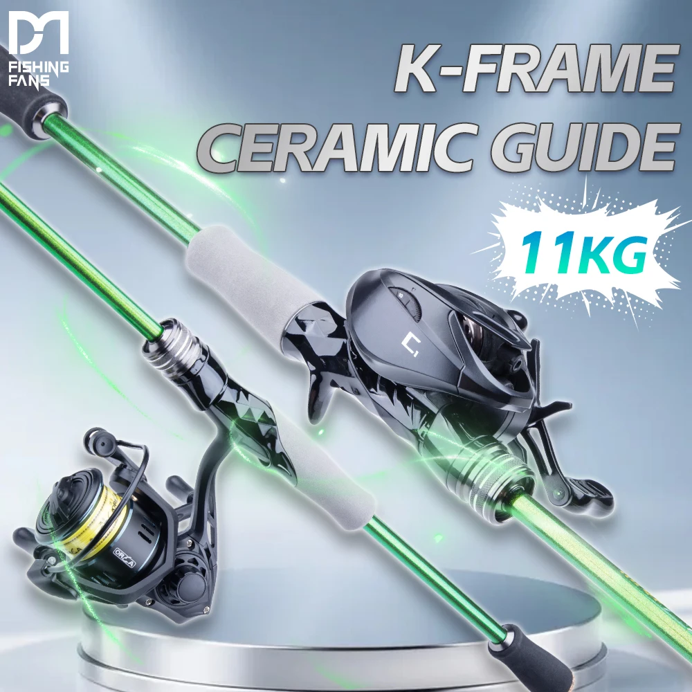 FISHINGFANS KUAISHA 6' 6'6'' 7' 7'6'' Spinning Casting M ML Sea Bass lure 7-25g 10-30g 11KG DRAG POWER Carbon LURE FISHING ROD
FISHINGFANS KUAISHA 6' 6'6'' 7' 7'6'' Spinning Casting M ML Sea Bass lure 7-25g 10-30g 11KG DRAG POWER Carbon LURE FISHING ROD