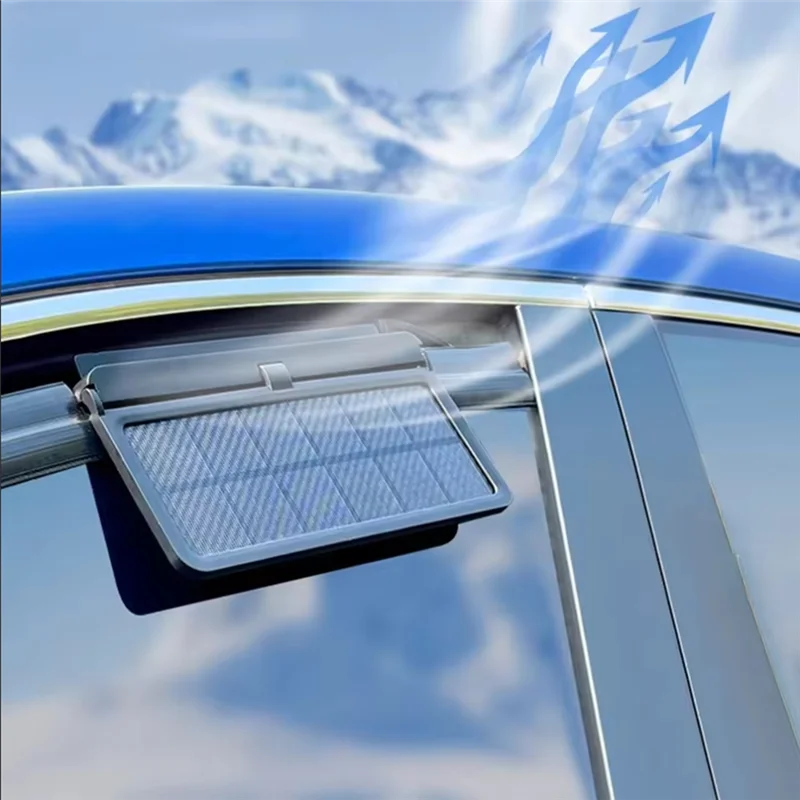 Solar Powered Auto Window Cooler Car Ventilator 3 Fans Car SUV Cool Fan Cooler Promoting Air Circulation
Solar Powered Auto Window Cooler Car Ventilator 3 Fans Car SUV Cool Fan Cooler Promoting Air Circulation