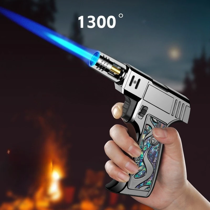 New Metal High-temperature Inflatable Lighter Windproof Jet Type Large Flame Portable Moxibustion Cigar Outdoor Barbecue Lighter
New Metal High-temperature Inflatable Lighter Windproof Jet Type Large Flame Portable Moxibustion Cigar Outdoor Barbecue Lighter