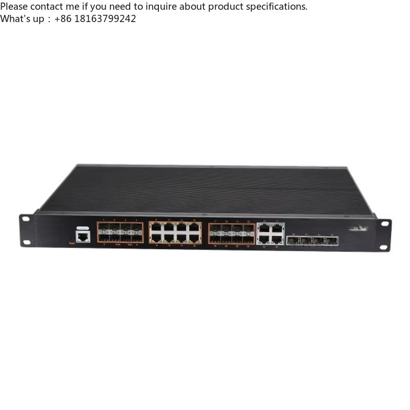 Коммутатор L3 с управлением, 24 порта Ethernet 10/100/1000 Мбит/с + 4 порта оптоволокна SFP+ 1000 Мбит/с, гигабитный
Коммутатор L3 с управлением, 24 порта Ethernet 10/100/1000 Мбит/с + 4 порта оптоволокна SFP+ 1000 Мбит/с, гигабитный