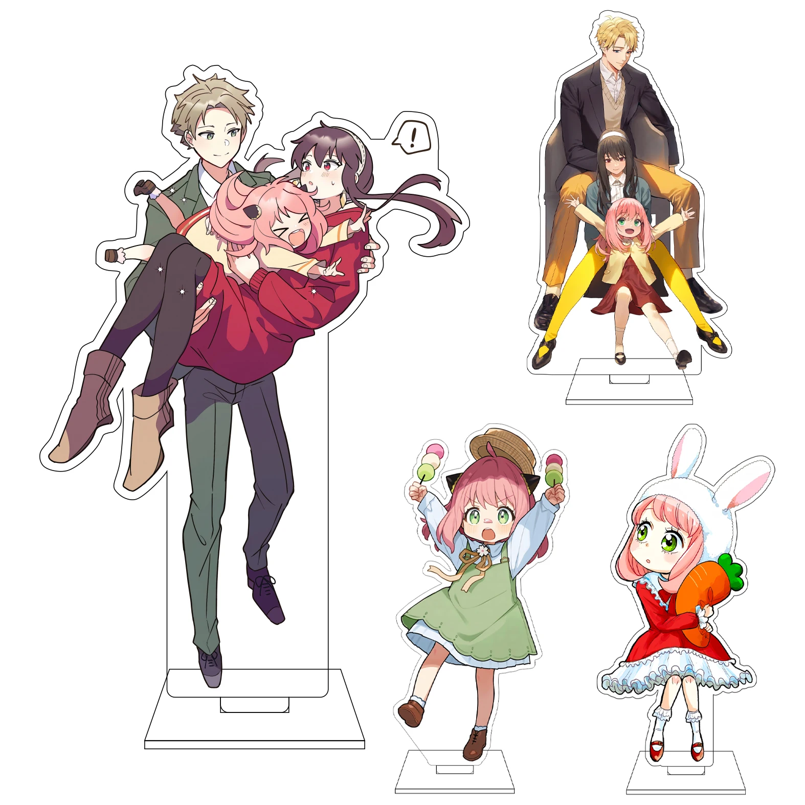 16CM Anime SPY×FAMILY Cosplay Acrylic Figure Stand Plate Twilight Anya Forger Yor Forger Ornaments Gifts
16CM Anime SPY×FAMILY Cosplay Acrylic Figure Stand Plate Twilight Anya Forger Yor Forger Ornaments Gifts