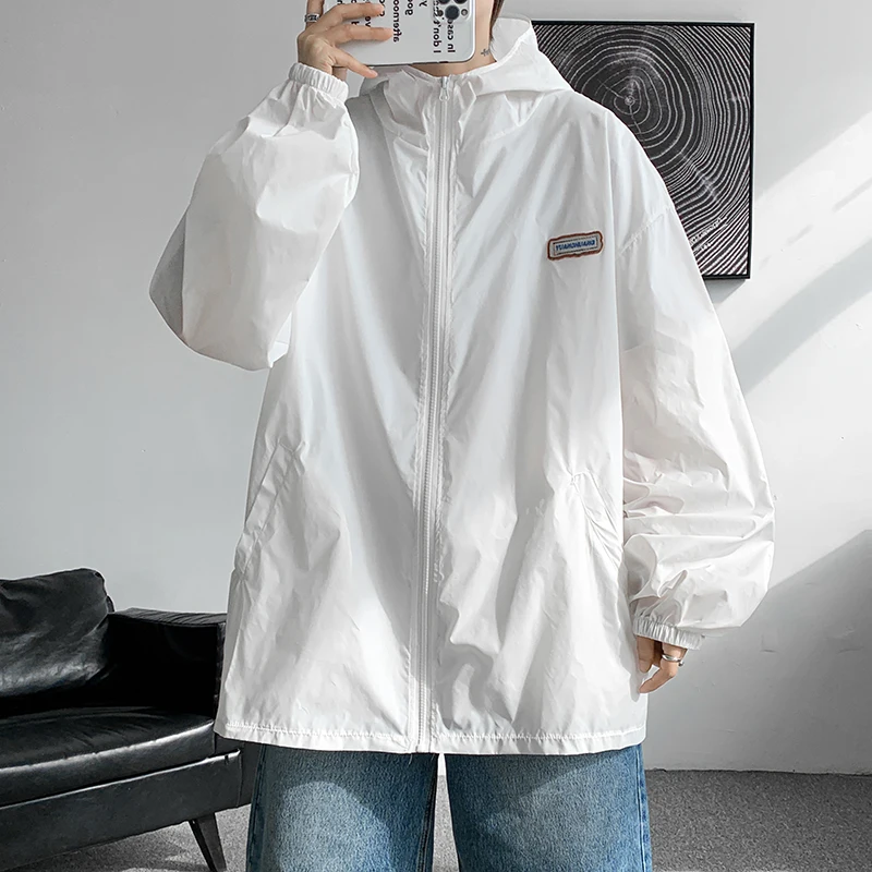 Summer Quick Drying Breathable And Loose Fitting Trendy Brand Simple And Casual Versatile Outdoor Thin Coat Black White M-3XL
Summer Quick Drying Breathable And Loose Fitting Trendy Brand Simple And Casual Versatile Outdoor Thin Coat Black White M-3XL