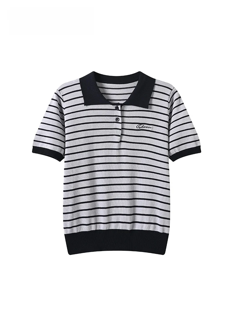 Cara CLUB plus Size Striped Loose Fit Short Sleeve T-Shirt Women's Casual Style Spring Fashion Top for Plump Sister
Cara CLUB plus Size Striped Loose Fit Short Sleeve T-Shirt Women's Casual Style Spring Fashion Top for Plump Sister