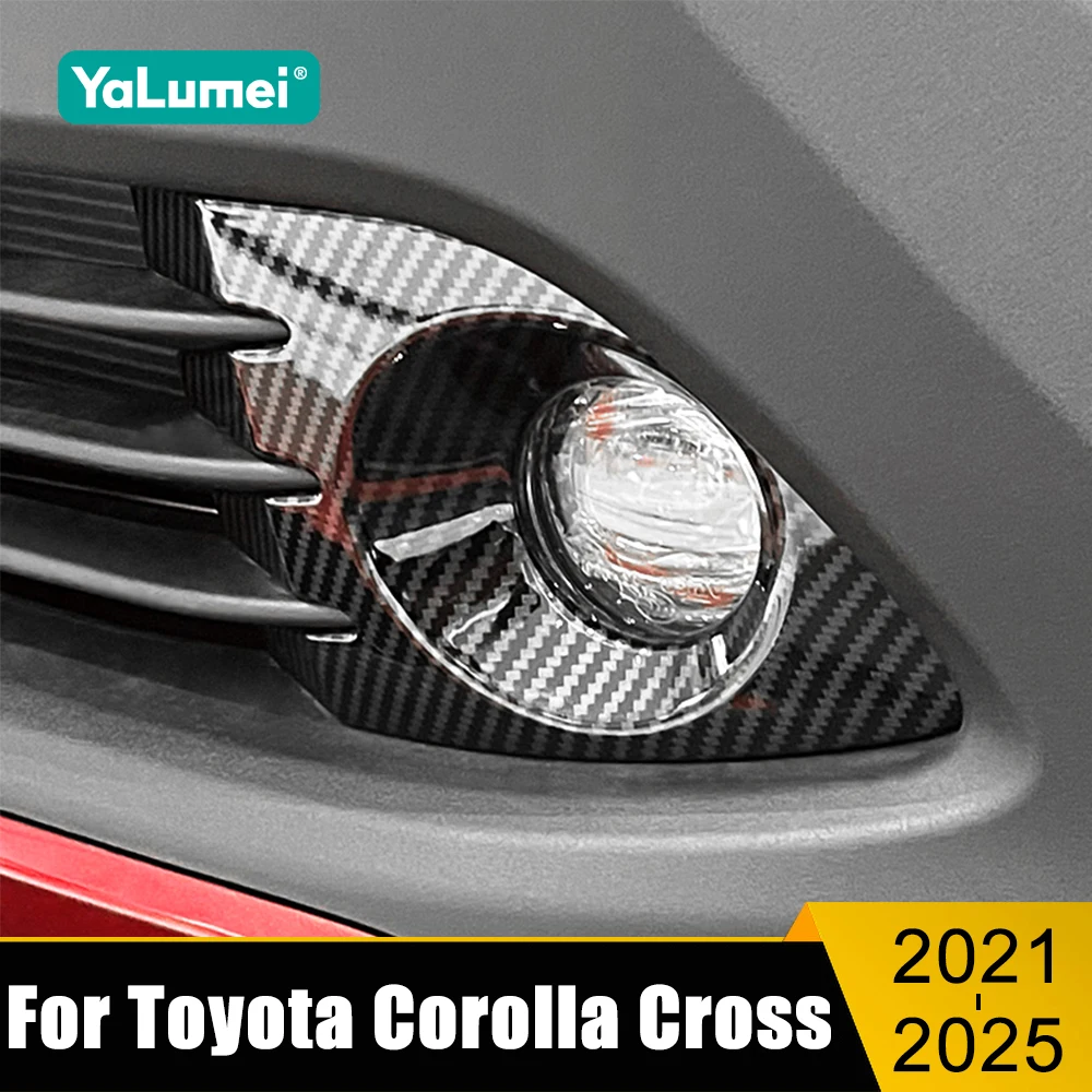 For Toyota Corolla Cross XG10 2021 2022 2023 2024 2025 Hybrid ABS Carbon Car Front Fog Light Frame Case Trim Cover Stickers
For Toyota Corolla Cross XG10 2021 2022 2023 2024 2025 Hybrid ABS Carbon Car Front Fog Light Frame Case Trim Cover Stickers