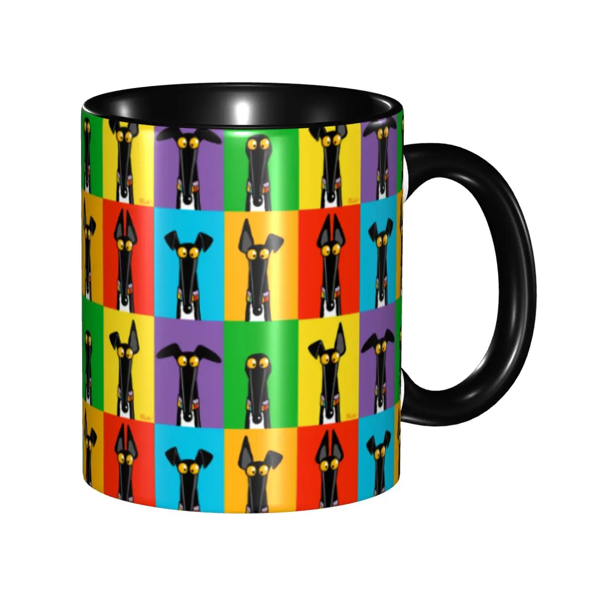 DIY Greyhound Semaphore Ceramic Mugs Personalized Cartoon Dog Coffee Cup Creative Present
DIY Greyhound Semaphore Ceramic Mugs Personalized Cartoon Dog Coffee Cup Creative Present