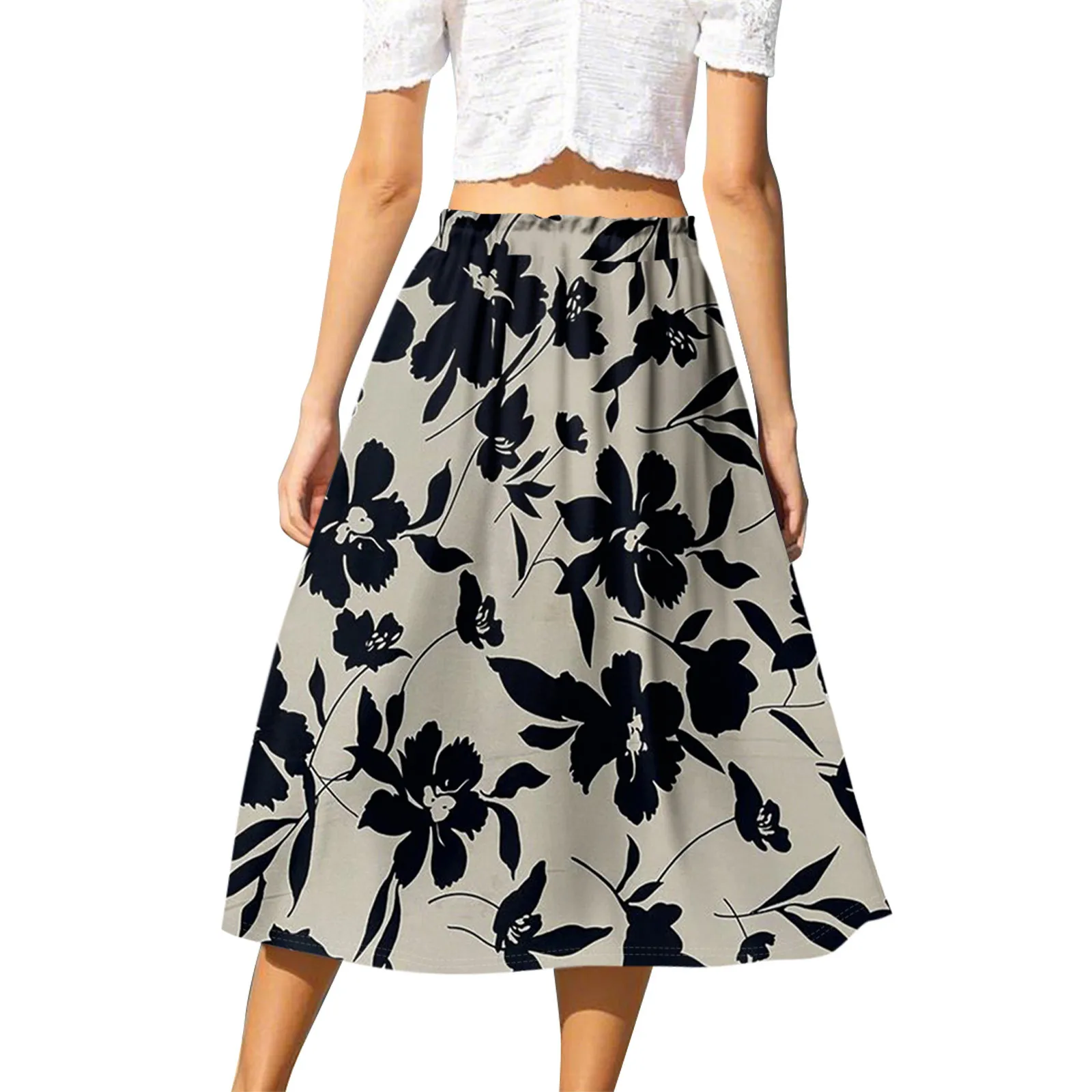 Fashionable Spring Summer A-line Skirt 2025 New Women's Clothing Versatile Casual Skirt Floral Print Skirt Femme
Fashionable Spring Summer A-line Skirt 2025 New Women's Clothing Versatile Casual Skirt Floral Print Skirt Femme