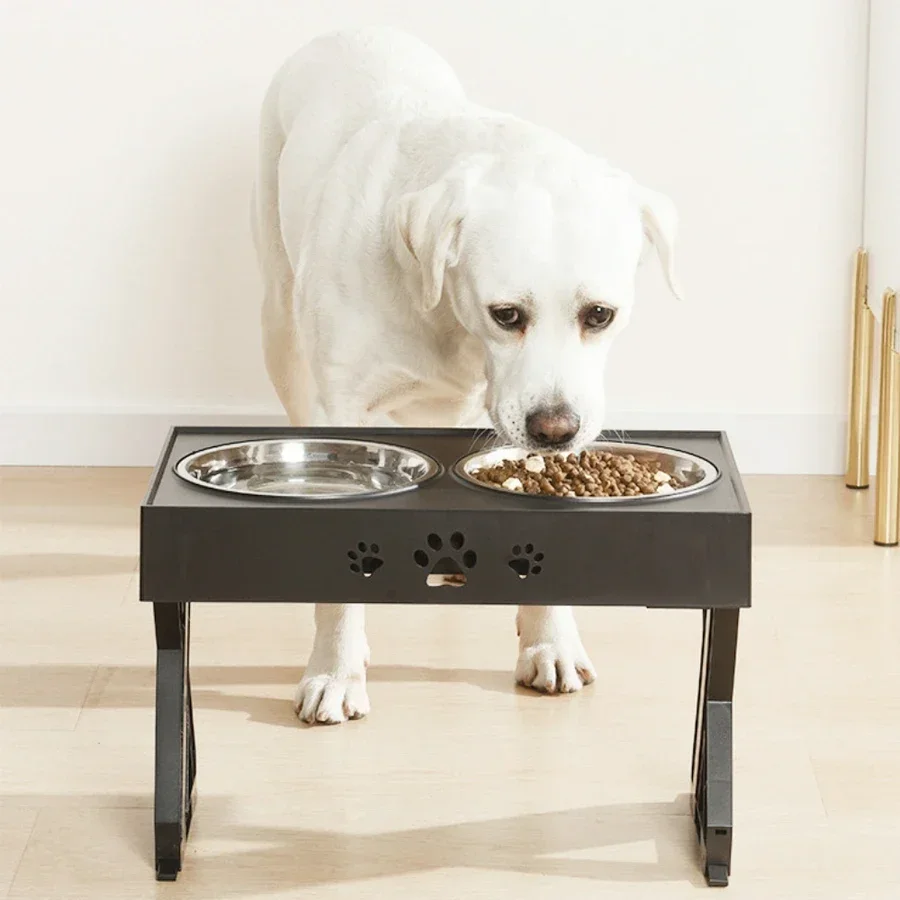 Dogs Double Non-Slip Bowl Adjustable Heights Pet Cat Food Feeding Dish Bowls Small Medium Big Dogs Water Feeder Removable Bowl
Dogs Double Non-Slip Bowl Adjustable Heights Pet Cat Food Feeding Dish Bowls Small Medium Big Dogs Water Feeder Removable Bowl