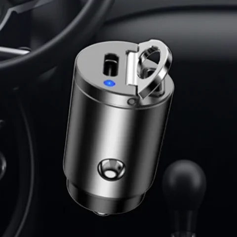 Mini Stealth Car Adapter QC 4.0 3.0 Quick Charge Type C PD Charger 30W PD + QC/PD + PD caricabatteria da auto per iPhone 12 13 Huawei Xiaomi
