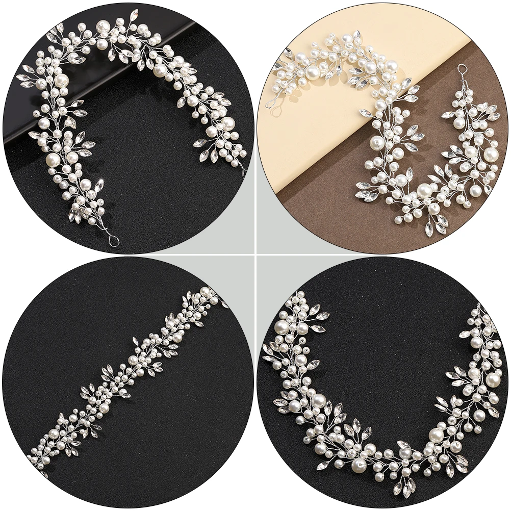 Artificial Pearl Headband Lightweight Wedding Party Bridal Headdress Hairband for Women Bride Hair Accessory Charming
Artificial Pearl Headband Lightweight Wedding Party Bridal Headdress Hairband for Women Bride Hair Accessory Charming