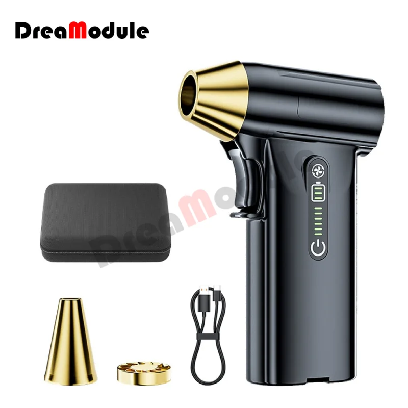 ST-8109 Handheld Air Blower 130000rpm Micro Turbojet Fan Handheld Duct Fan Low Noise Powerful Blower Strong Wind Speed 52m/s
ST-8109 Handheld Air Blower 130000rpm Micro Turbojet Fan Handheld Duct Fan Low Noise Powerful Blower Strong Wind Speed 52m/s