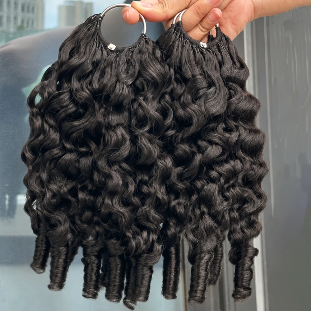 12A Remy 100% Human Hair Burmese Curly Crochet Hair Knotless Pre-Separated Natural Black Curly Feather Crochet Hair Extensions
12A Remy 100% Human Hair Burmese Curly Crochet Hair Knotless Pre-Separated Natural Black Curly Feather Crochet Hair Extensions