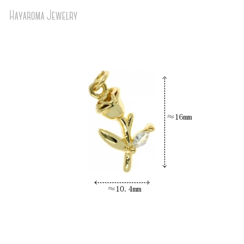 5Pcs Invisible Setting Gold Color Flowers Plant Rose Metal Cubic Zirconia Pendant Copper Wholesale Jewelry Charms PM52753
5Pcs Invisible Setting Gold Color Flowers Plant Rose Metal Cubic Zirconia Pendant Copper Wholesale Jewelry Charms PM52753
