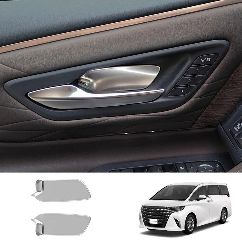 Car Stainless Steel Inner Door Bowl Panel Trim Sticker For Toyota Alphard/Vellfire 40 Series 2023+
Car Stainless Steel Inner Door Bowl Panel Trim Sticker For Toyota Alphard/Vellfire 40 Series 2023+