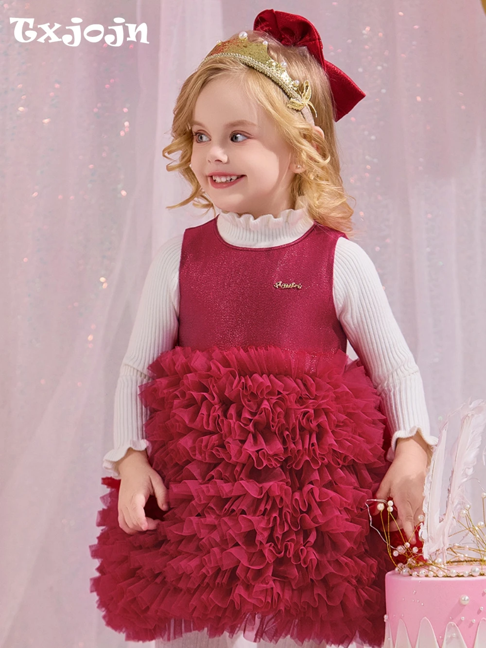 Hot Sale Girls Party Dresses With Ruffles 80-130cm Cute Sweet Sleeveless Cake Dress Kids Birthday Wear Summer Princess Gown
Hot Sale Girls Party Dresses With Ruffles 80-130cm Cute Sweet Sleeveless Cake Dress Kids Birthday Wear Summer Princess Gown