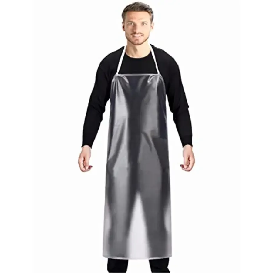 Waterproof Plastic Apron Transparent PVC, Kitchen Dishes Washing Lab Work Butcher Dog Grooming Unisex 45.3in x 27.5in
Waterproof Plastic Apron Transparent PVC, Kitchen Dishes Washing Lab Work Butcher Dog Grooming Unisex 45.3in x 27.5in