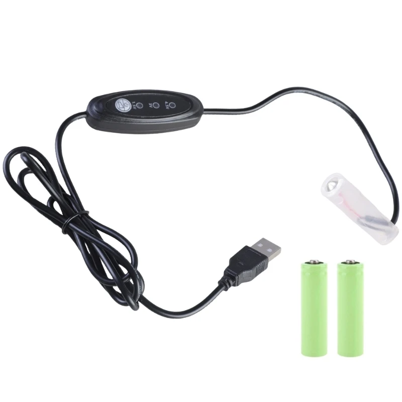 U55C Adjustable USB Converter Cable for 1.5V 3V 4.5V Output Simulating 2A LR6 Batteries in Various Electronics
U55C Adjustable USB Converter Cable for 1.5V 3V 4.5V Output Simulating 2A LR6 Batteries in Various Electronics