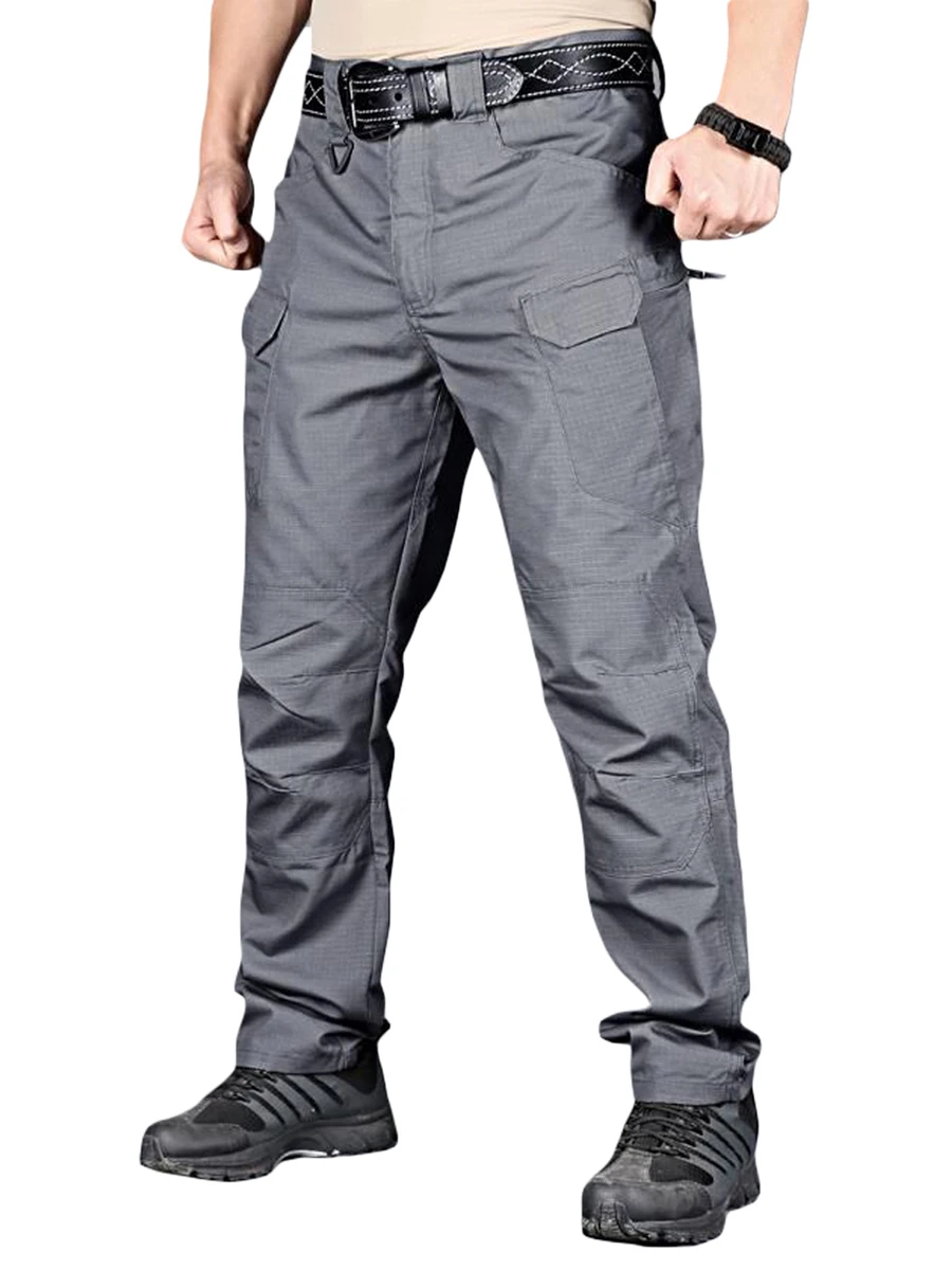 Stylish Men s Zipper Button Cargo Pants Trendy Slim Fit Trousers with Multiple Pockets for Casual Comfort
Stylish Men s Zipper Button Cargo Pants Trendy Slim Fit Trousers with Multiple Pockets for Casual Comfort