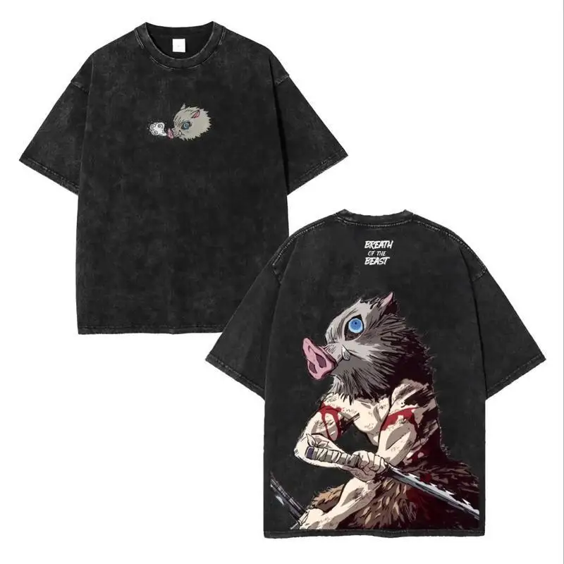 2026 Latest Inosuke Demon Slayer Anime T Shirt Double-Sided Graphic Tee, Vintage Washed Kimetsu No Yaiba Shirt, Unisex
2026 Latest Inosuke Demon Slayer Anime T Shirt Double-Sided Graphic Tee, Vintage Washed Kimetsu No Yaiba Shirt, Unisex