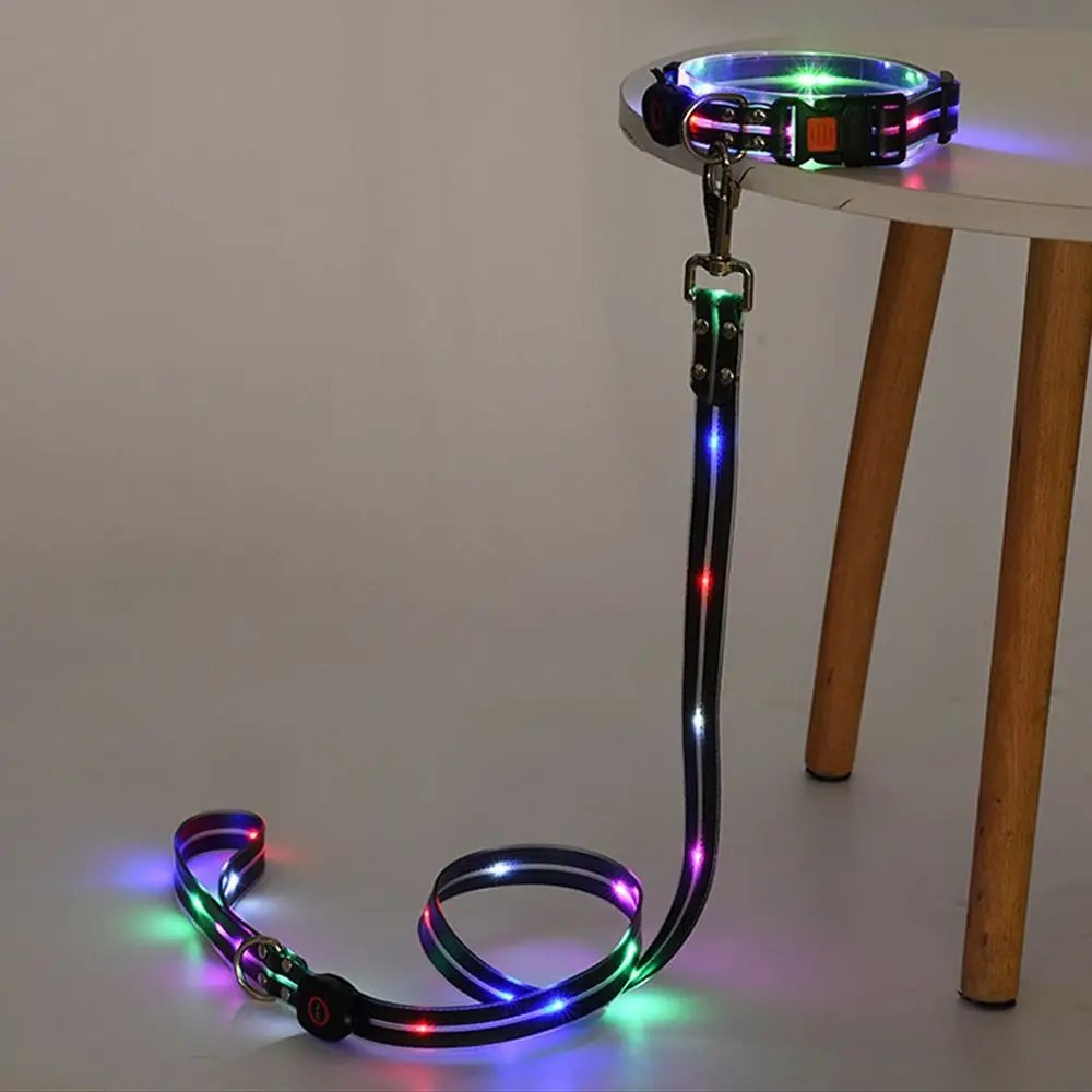 Glowing Dog Collar Leash Waterproof Adjustable Dog Led Light Collar Rechargeable Weather Proof Dog Neck Collar For Night Walking
Glowing Dog Collar Leash Waterproof Adjustable Dog Led Light Collar Rechargeable Weather Proof Dog Neck Collar For Night Walking