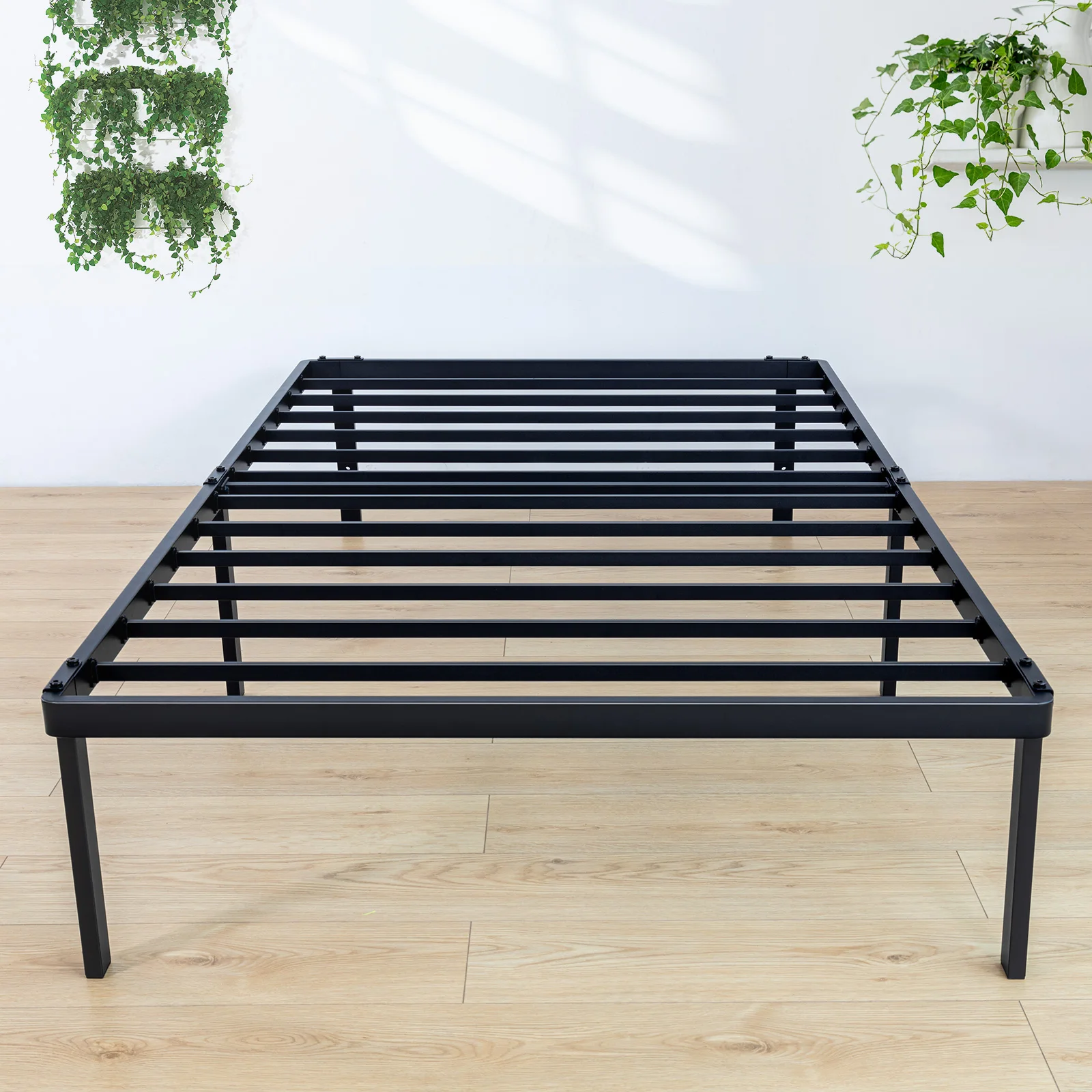 BedStory Twin Metal Bed Frame with Storage, Sturdy Foundation, 14 Inch Height, Easy Assembly, No Box Spring Needed, Black
BedStory Twin Metal Bed Frame with Storage, Sturdy Foundation, 14 Inch Height, Easy Assembly, No Box Spring Needed, Black