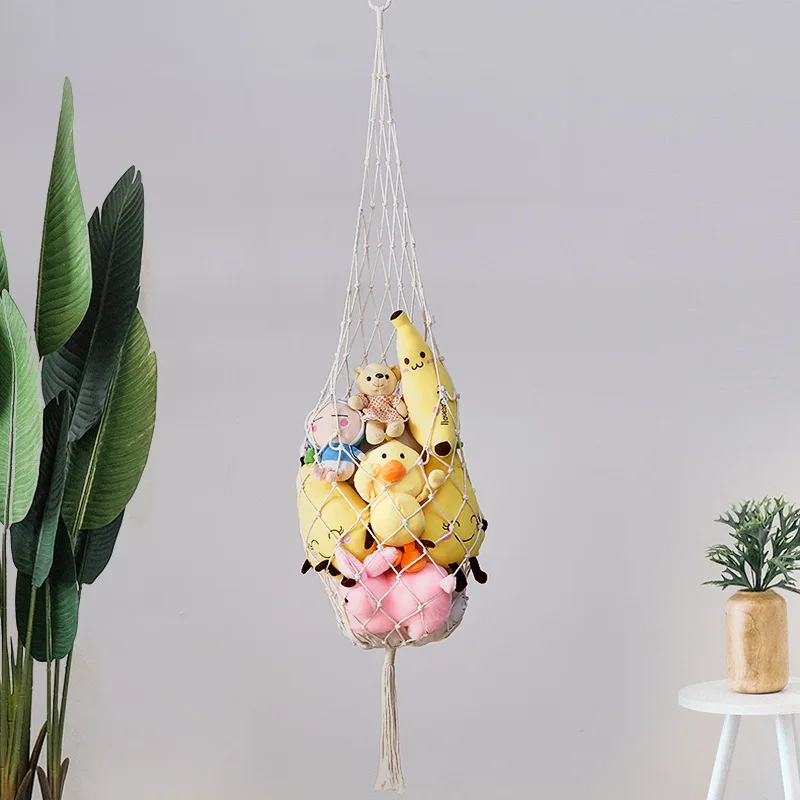 Toy Storage Hanging Net, Woven Toy Storage Bag, Wall Hanging, Children's Room Decoration
Toy Storage Hanging Net, Woven Toy Storage Bag, Wall Hanging, Children's Room Decoration