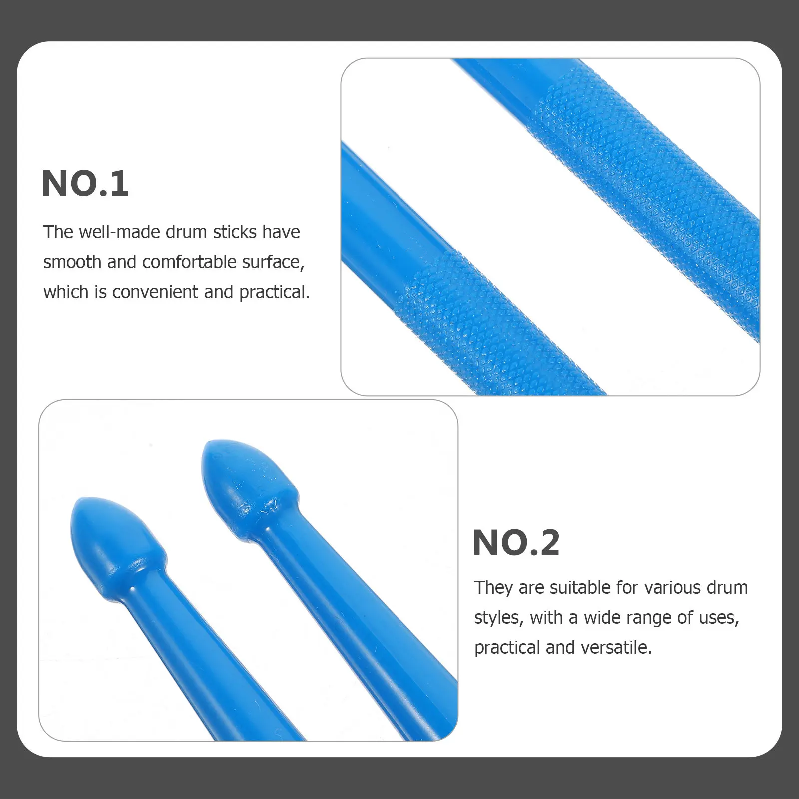 1 пара универсальных барабанных палочек с гладкой и удобной поверхностью, идеально подходят для начинающих и студентов-музыкантов, нейлоновые барабанные палочки.
1 пара универсальных барабанных палочек с гладкой и удобной поверхностью, идеально подходят для начинающих и студентов-музыкантов, нейлоновые барабанные палочки.