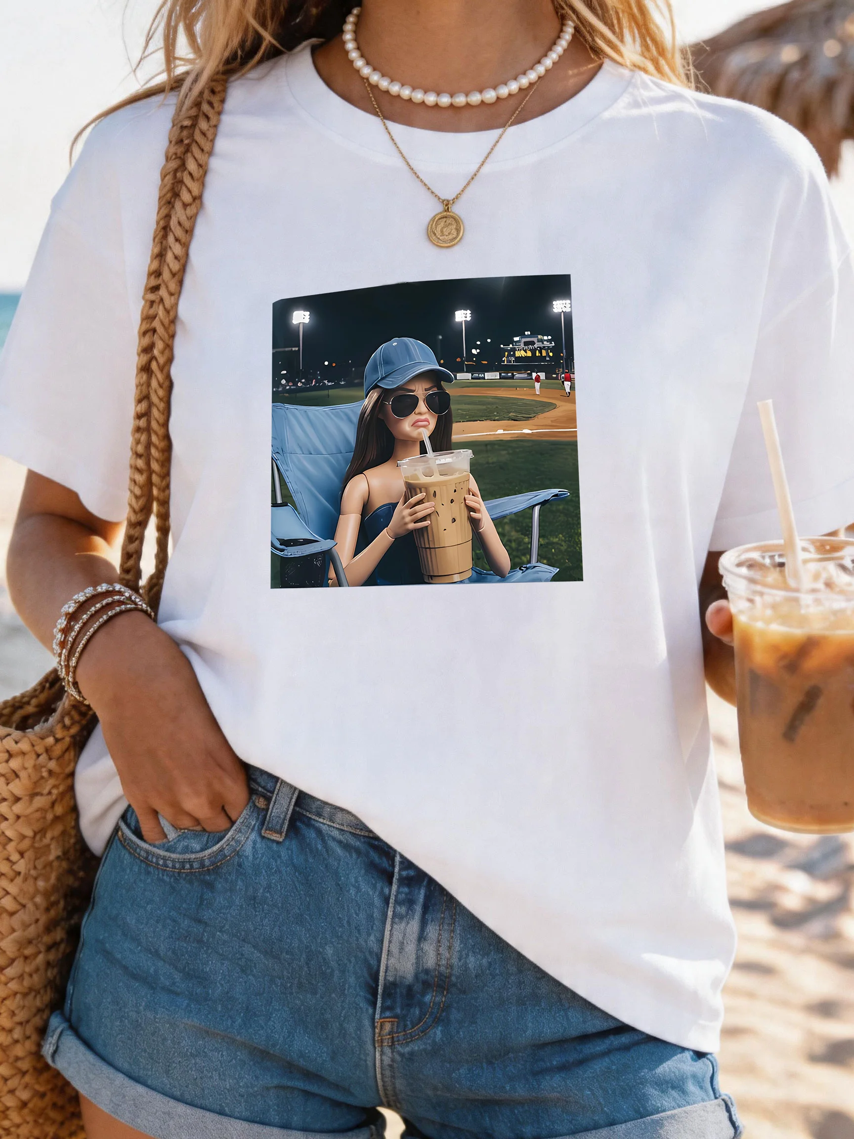 Women's Large Size Printed round Neck Short Sleeve T-shirt 1-7XL Comfortable Casual Top in European Style
Women's Large Size Printed round Neck Short Sleeve T-shirt 1-7XL Comfortable Casual Top in European Style