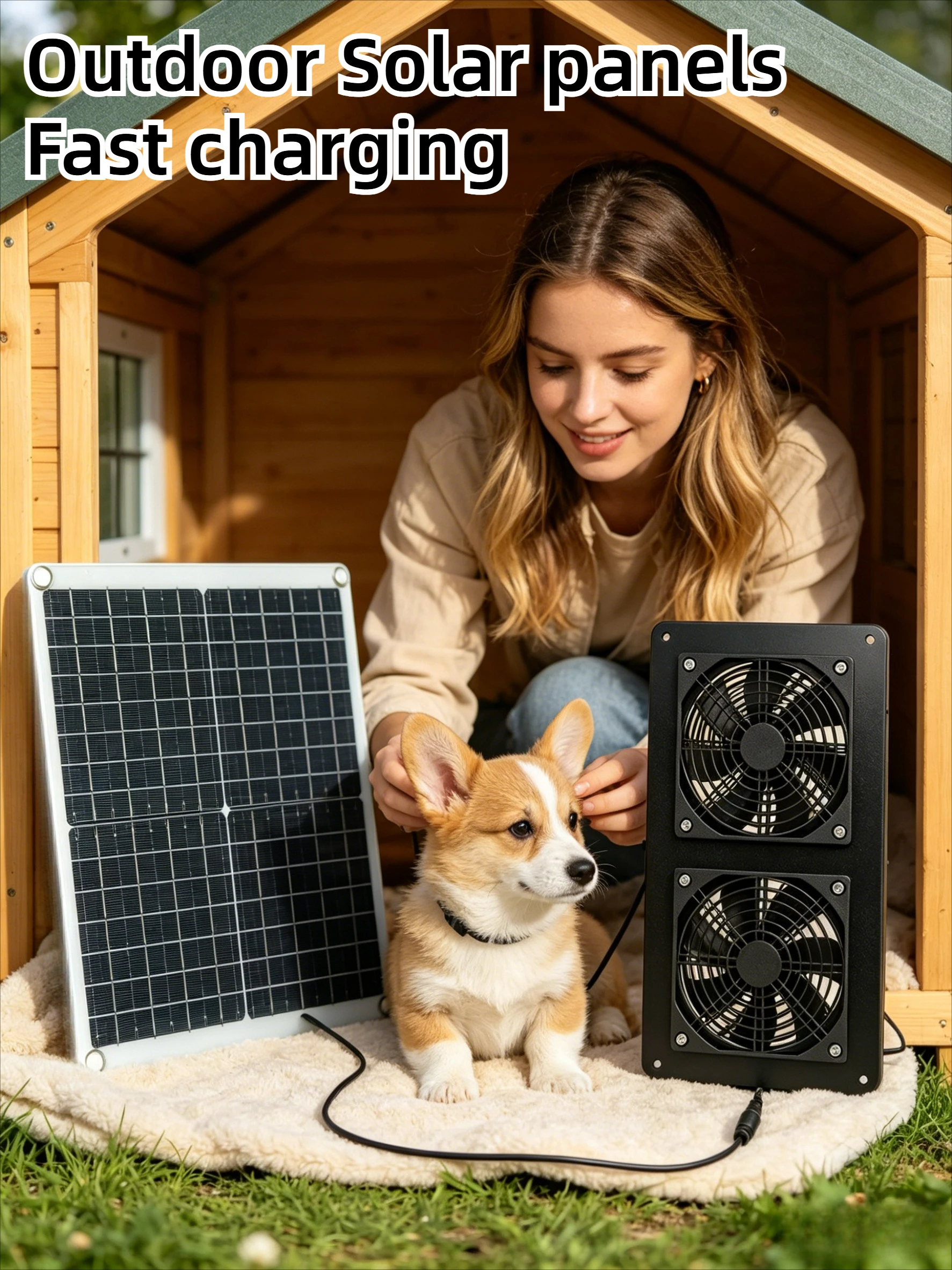 NEW Solar Powered 30W Monocrystalline Dual Exhaust Fan IP65 Waterproof for Outdoor RV Greenhouse Chicken Coop Air Cooling
NEW Solar Powered 30W Monocrystalline Dual Exhaust Fan IP65 Waterproof for Outdoor RV Greenhouse Chicken Coop Air Cooling