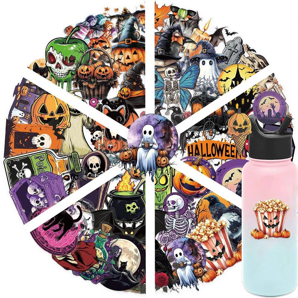 10/30/50pcs Transparent Horror Halloween Pumpkin Ghost Stickers Gothic Skull Decals Toys DIY Luggage Phone Notebook Cool Sticker
10/30/50pcs Transparent Horror Halloween Pumpkin Ghost Stickers Gothic Skull Decals Toys DIY Luggage Phone Notebook Cool Sticker