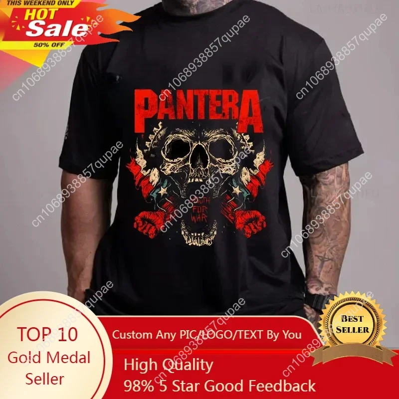 Pantera Heavy Metal Band Merchandise 100% Cotton T-Shirt for Men Women Snake Eye Skull Casual Tops PANTERA MOUTH FOR WAR Tee
Pantera Heavy Metal Band Merchandise 100% Cotton T-Shirt for Men Women Snake Eye Skull Casual Tops PANTERA MOUTH FOR WAR Tee