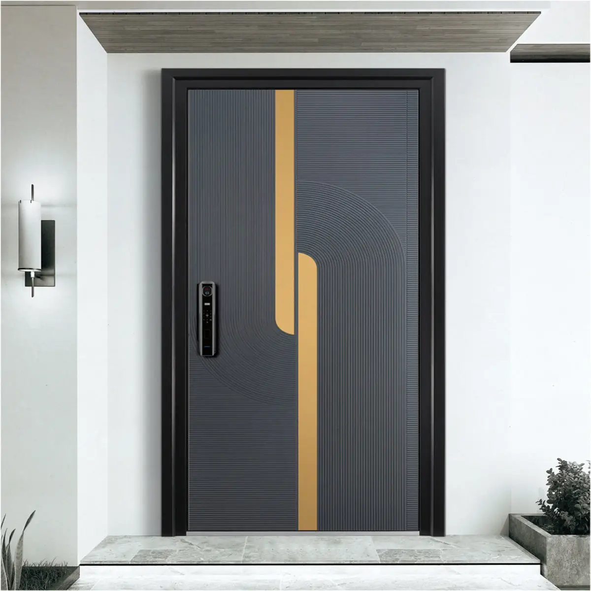 Modern Design Style Fashionable Household Aluminum Alloy Security Door Manual Wind Proof Entrance Doors Luxurious Front Doors
Modern Design Style Fashionable Household Aluminum Alloy Security Door Manual Wind Proof Entrance Doors Luxurious Front Doors