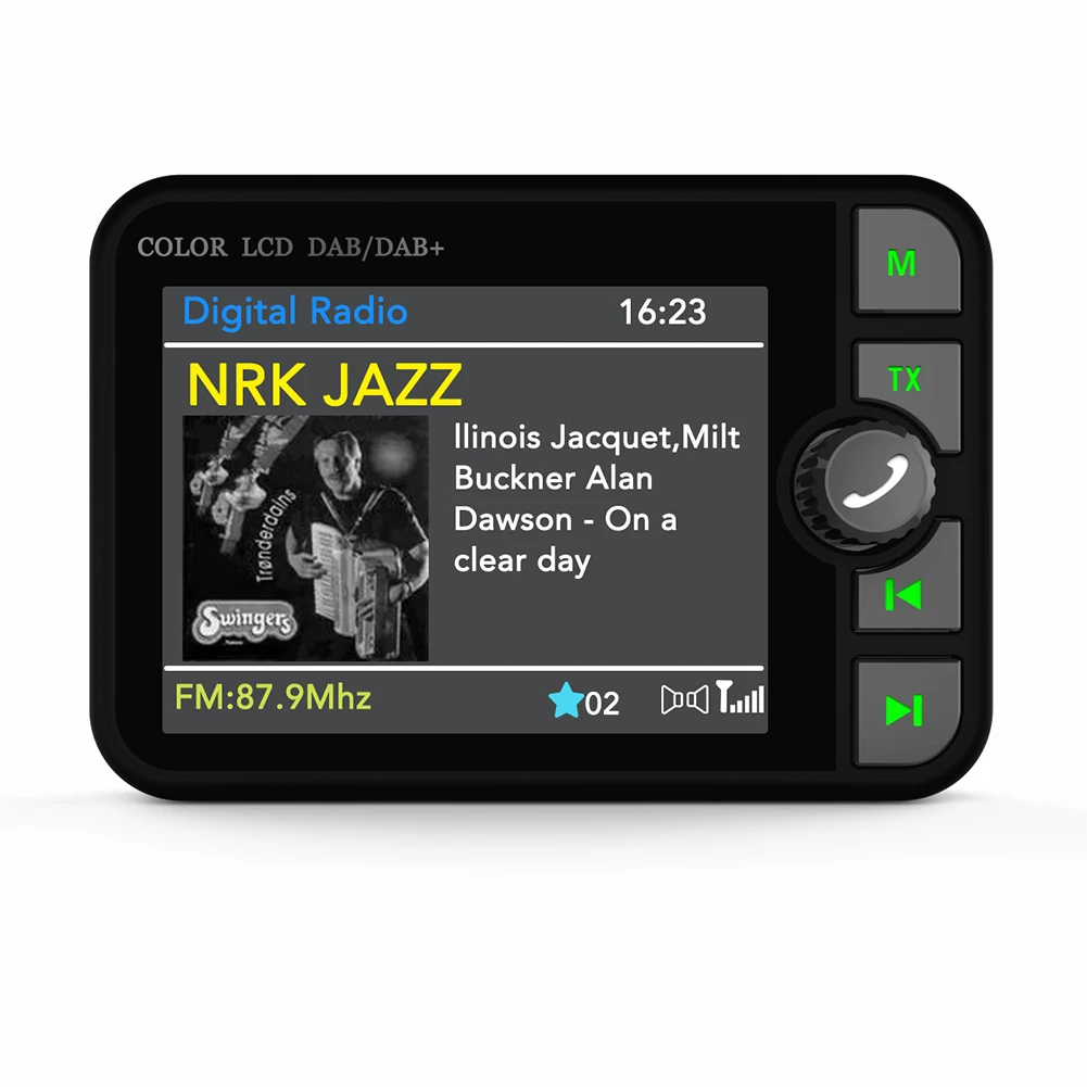 Stereo Digital Signal Broadcast Adapter 2.4 Inch LCD Color Screen MP3 FM Transmitter Hands-free DAB Radio Receiver 3.5mm for Car
Stereo Digital Signal Broadcast Adapter 2.4 Inch LCD Color Screen MP3 FM Transmitter Hands-free DAB Radio Receiver 3.5mm for Car