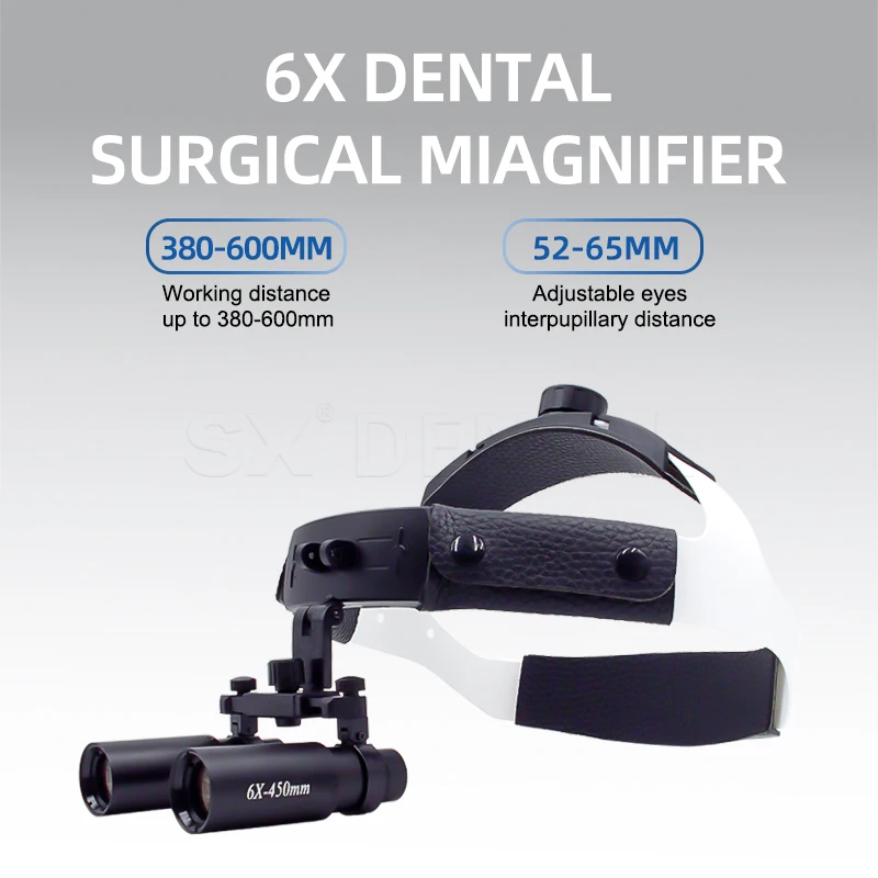 6X Dental Loupes Binnocular Magnifying Glass Medical Magnifier Surgical Loupe Dentist Lab Tools ENT Surgery Dentistr Equipment
6X Dental Loupes Binnocular Magnifying Glass Medical Magnifier Surgical Loupe Dentist Lab Tools ENT Surgery Dentistr Equipment