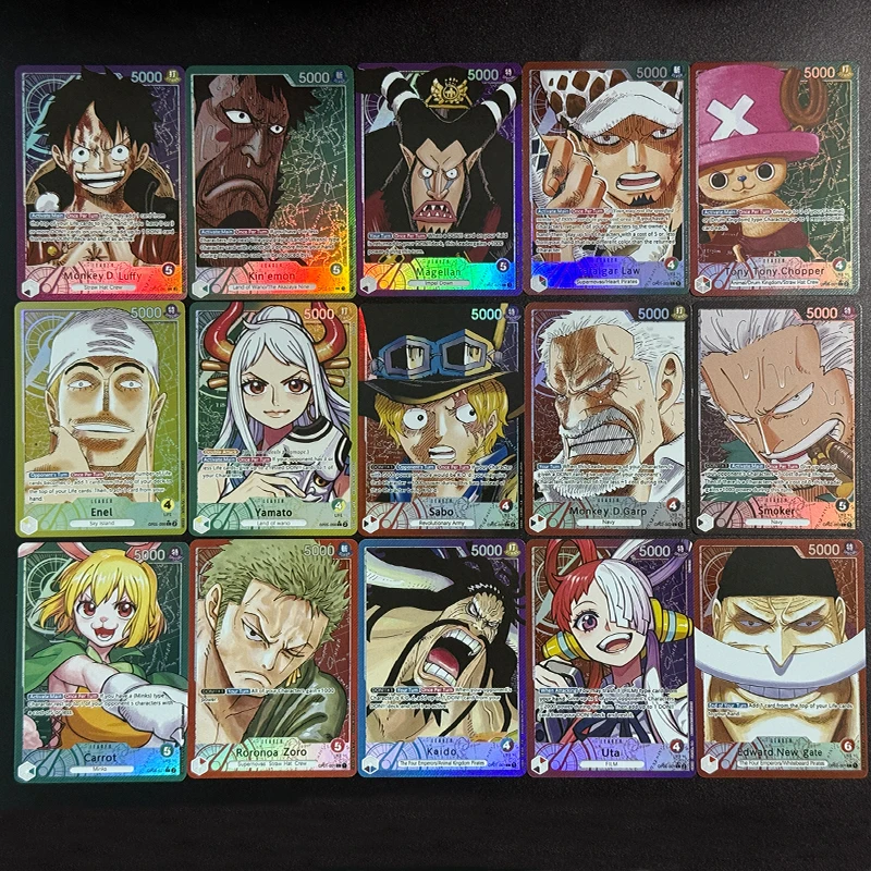 Новая серия One Piece Домашняя аниме-английская коллекционная карта Луффи Белая борода Ло Сабо Зоро Луффи Английская флэш-коллекционная карта
Новая серия One Piece Домашняя аниме-английская коллекционная карта Луффи Белая борода Ло Сабо Зоро Луффи Английская флэш-коллекционная карта