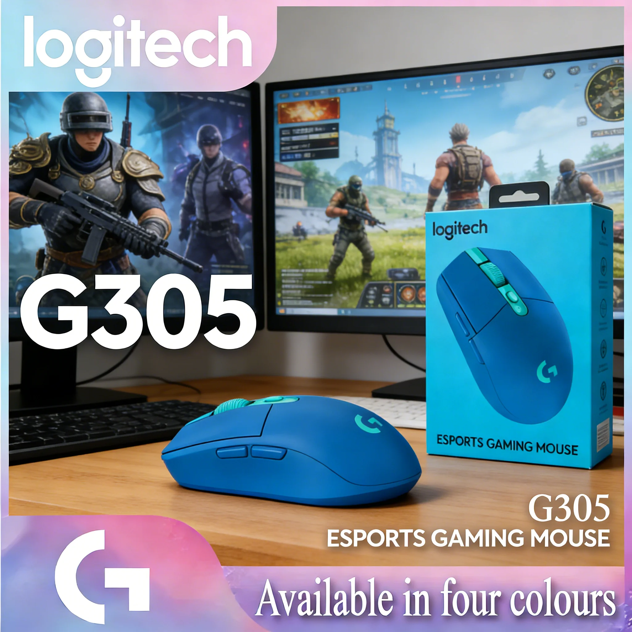 Logitech G304 G305 Lightweight Gaming Mouse - Ergonomic Body Design for Comfort And Control during Extended Play Sessions
Logitech G304 G305 Lightweight Gaming Mouse - Ergonomic Body Design for Comfort And Control during Extended Play Sessions