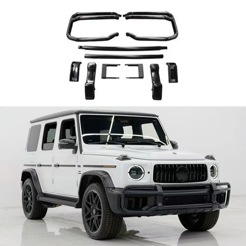 2025+ G-class W465 G63 Bull bar Stainless Steel G63 Front Bumper Guard Car Accessories Auto Parts
2025+ G-class W465 G63 Bull bar Stainless Steel G63 Front Bumper Guard Car Accessories Auto Parts