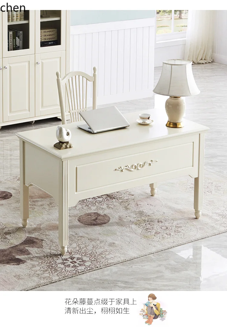 PYH Vintage Simple Light Luxury Office Desk Writing Table Home Computer Study Desk Simple Solid Wood
PYH Vintage Simple Light Luxury Office Desk Writing Table Home Computer Study Desk Simple Solid Wood