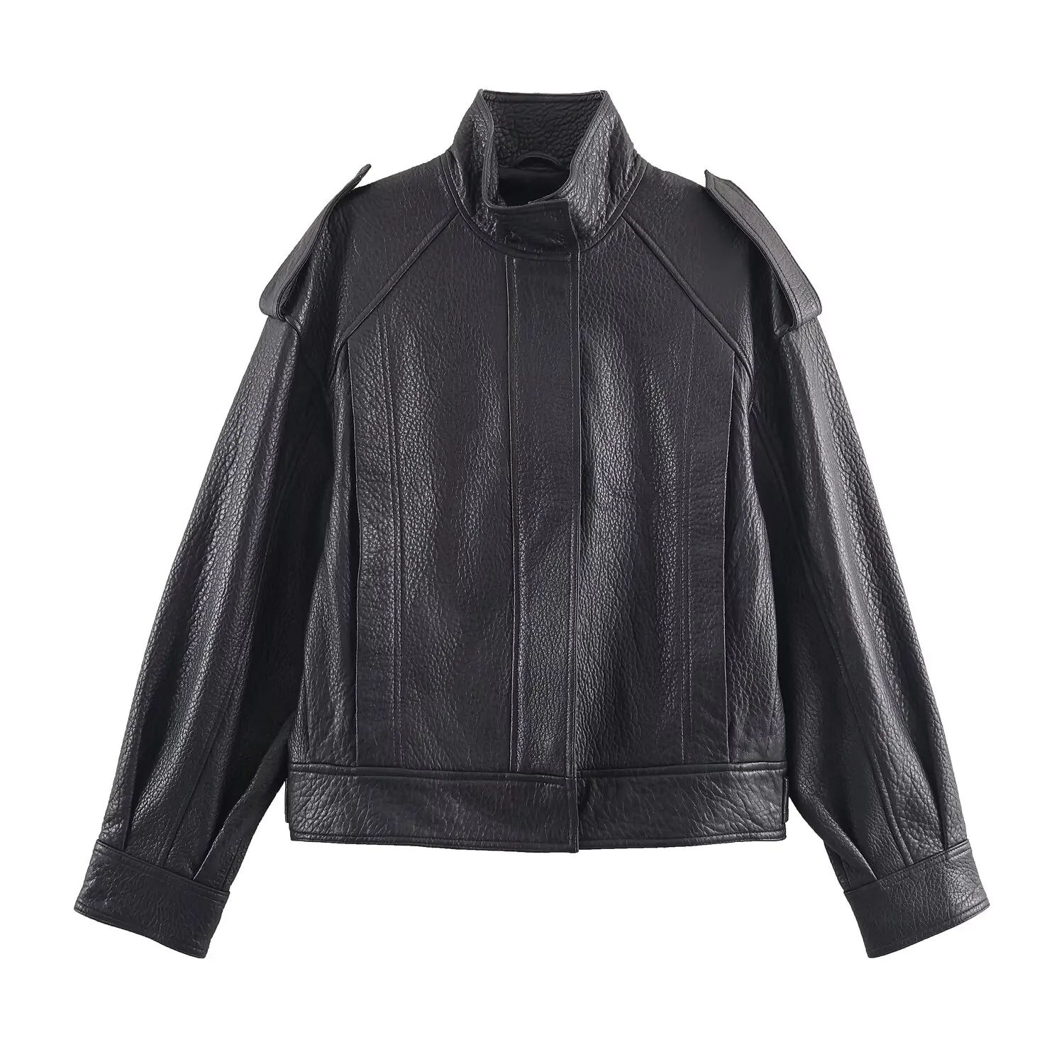 Autumn and Winter New Women's High Collar Leather Pilot Jacket Commuter Sled Loose Edition Polyester Fiber Zipper Closure
Autumn and Winter New Women's High Collar Leather Pilot Jacket Commuter Sled Loose Edition Polyester Fiber Zipper Closure