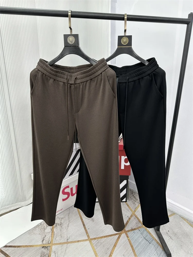 Мужские повседневные брюки из модаловой шерстяной смеси, прямого кроя, удобные, мягкие, модные, осенне-весенние, со средней посадкой, длинные
Мужские повседневные брюки из модаловой шерстяной смеси, прямого кроя, удобные, мягкие, модные, осенне-весенние, со средней посадкой, длинные