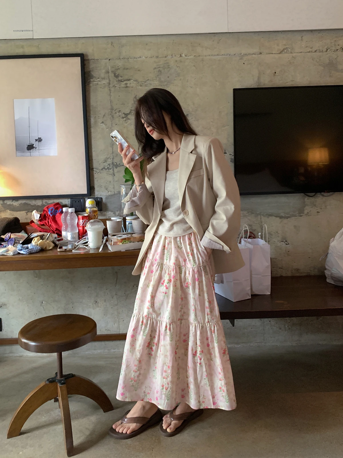 Юбка Sisilyon с цветочным принтом, женская, нежно-розовая, весна-осень, маленький размер, юбка-зонтик, корейский стиль, с высокой талией, из хлопка
Юбка Sisilyon с цветочным принтом, женская, нежно-розовая, весна-осень, маленький размер, юбка-зонтик, корейский стиль, с высокой талией, из хлопка