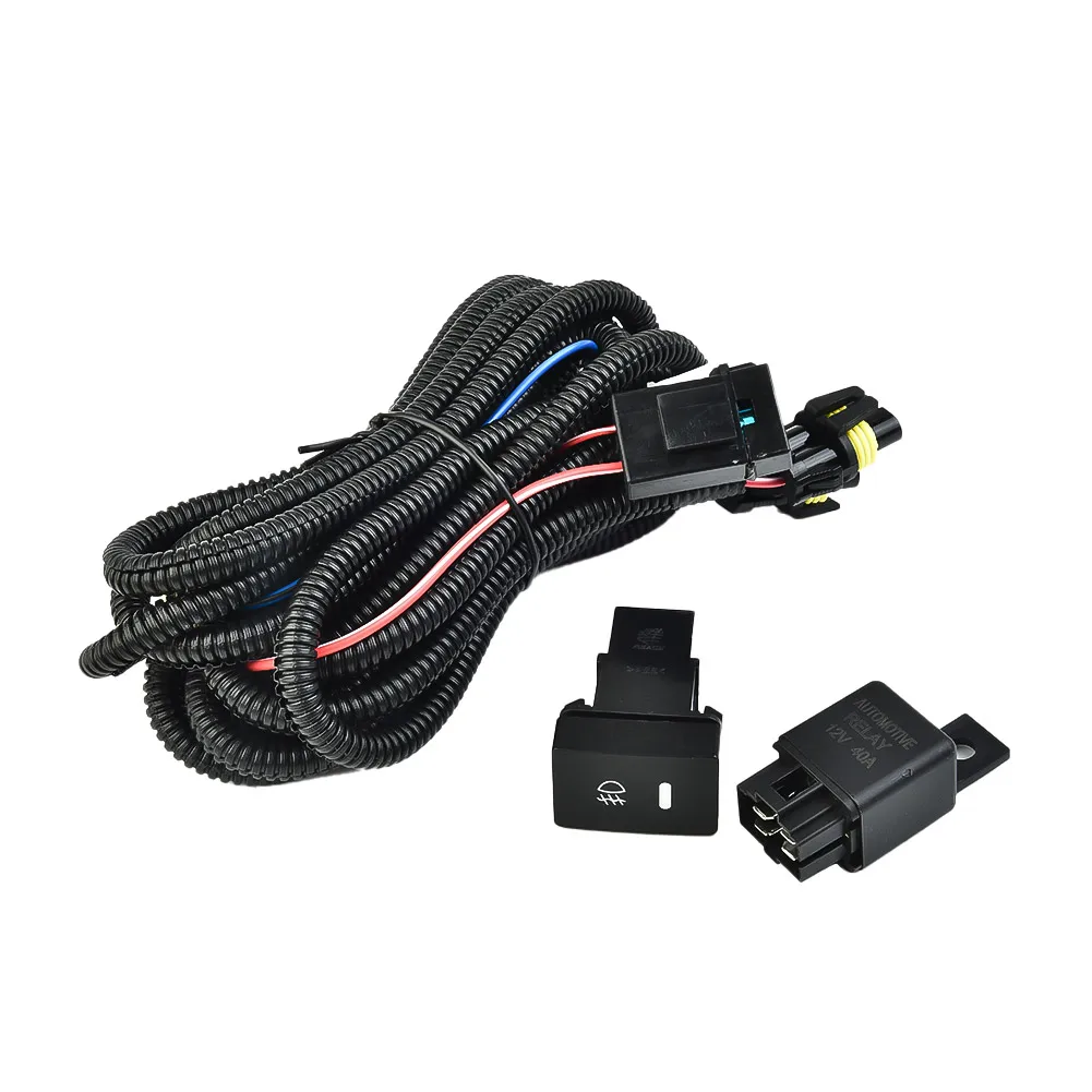 Accessories Fog Light Harness 3Pcs Set Plastic Metal 12V Automotive Relay Parts With LED Indicator Switch 40A H11
Accessories Fog Light Harness 3Pcs Set Plastic Metal 12V Automotive Relay Parts With LED Indicator Switch 40A H11