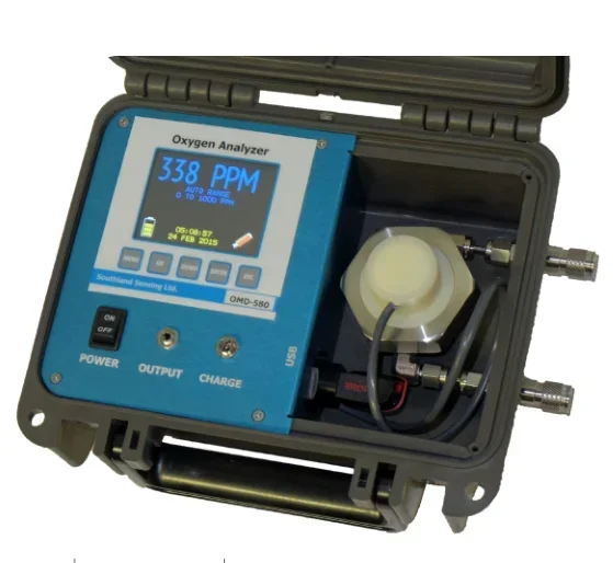 2026 Portable Electrochemical O2 Oxygen Analyzer for Glove Box or Pipeline Leak Detection 0-10/100/1000ppm/1%/25% OMD-580
2026 Portable Electrochemical O2 Oxygen Analyzer for Glove Box or Pipeline Leak Detection 0-10/100/1000ppm/1%/25% OMD-580